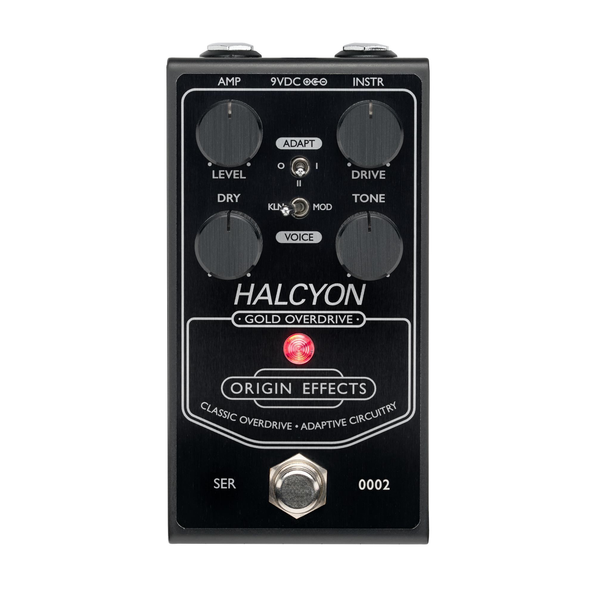 Origin Effects Halcyon Gold Overdrive Pedal - Black Edition